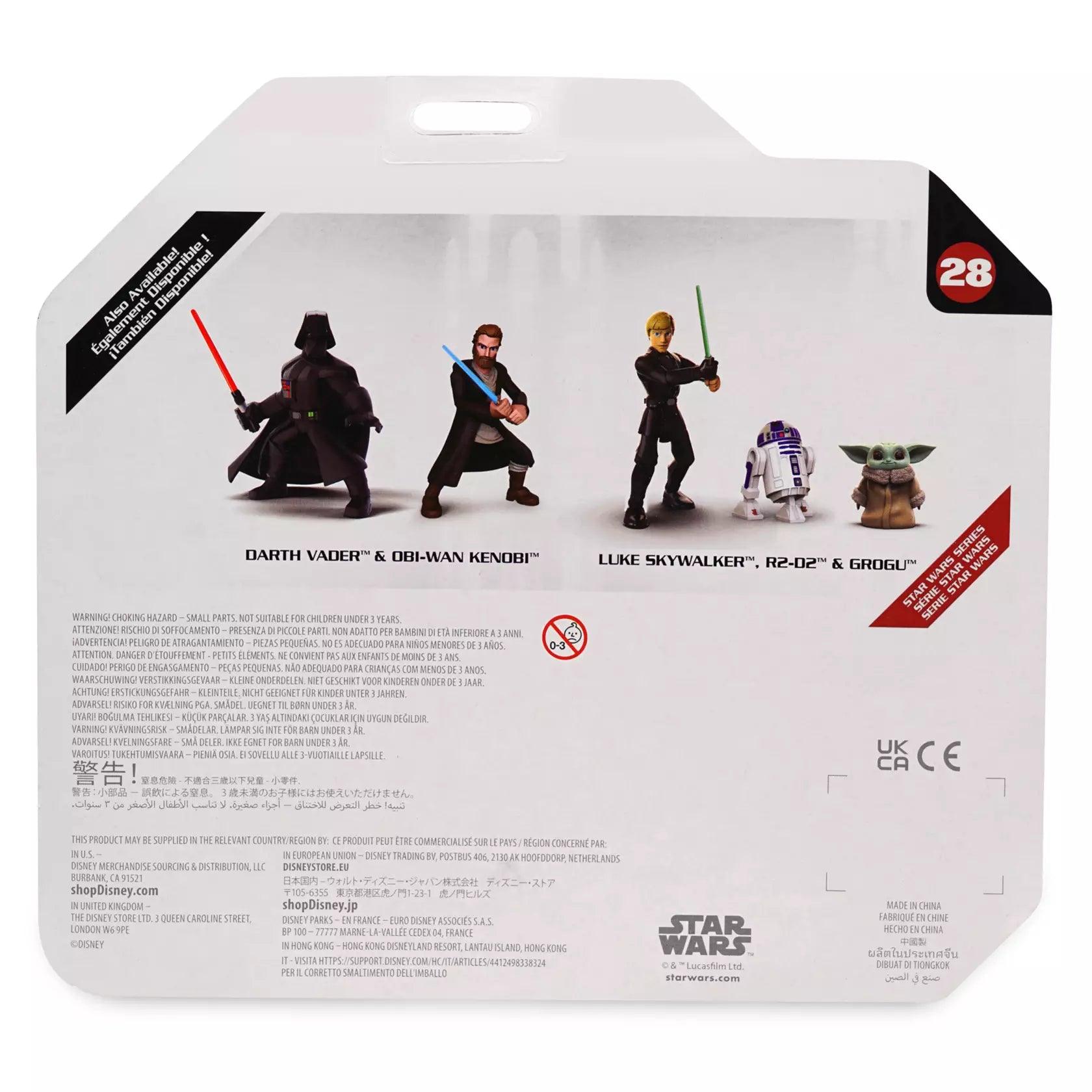 Disney Darth Vader and Obi-Wan Kenobi Action Figure Set – Star Wars Toybox - BumbleToys - 2-4 Years, 5-7 Years, 6+ Years, Disney, OXE, star wars