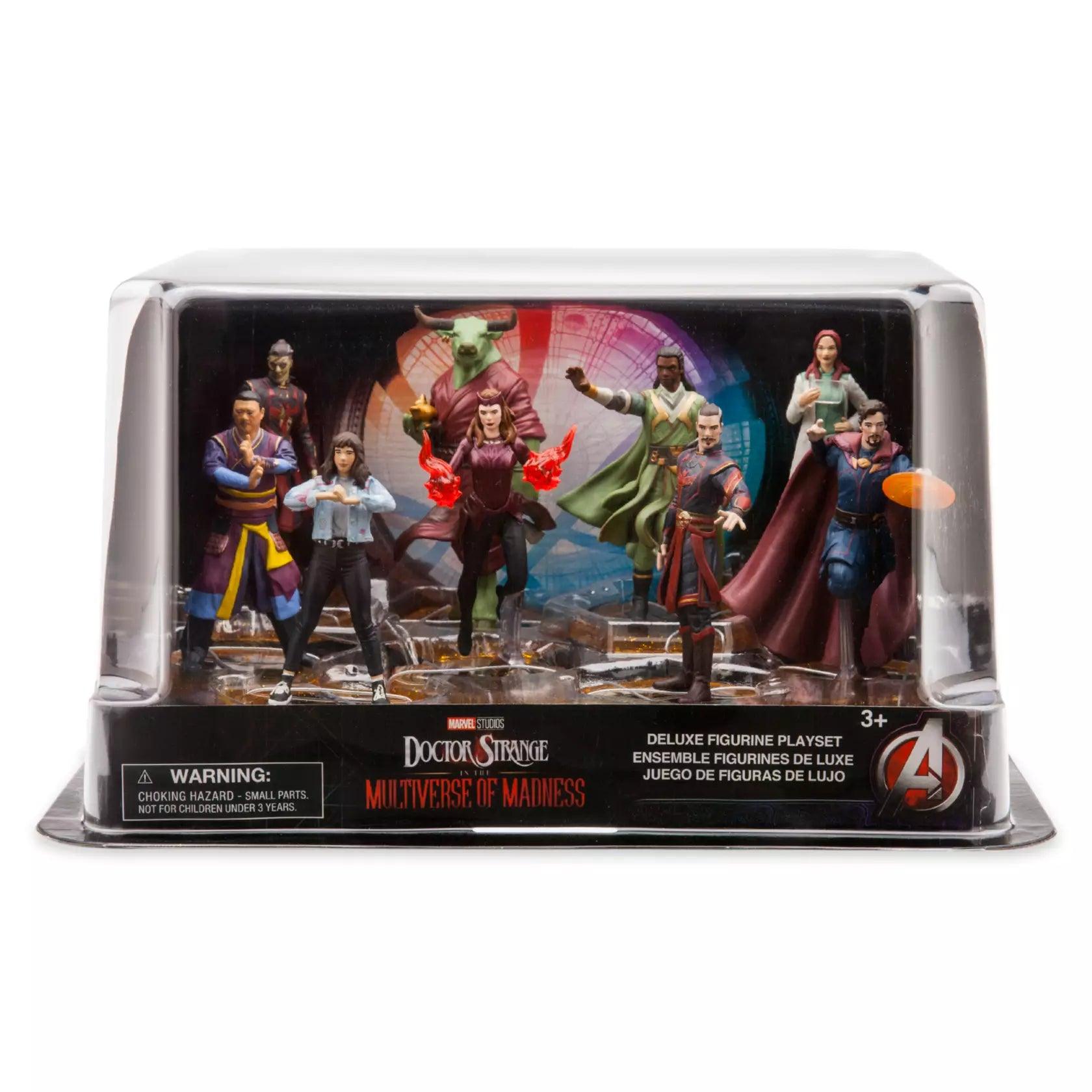 Disney Doctor Strange in the Multiverse of Madness Deluxe 9 Figure Play Set - BumbleToys - 2-4 Years, Avengers, Captain Marvel, Disney, Dr. Strange, Marvel, OXE, Play Set