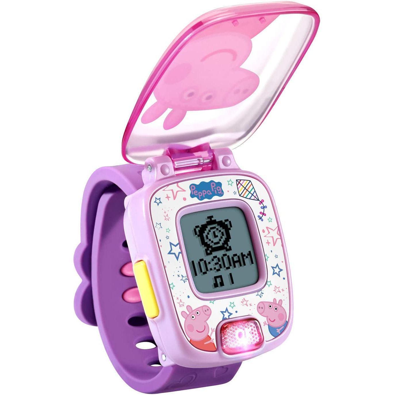 VTech Peppa Pig Learning Watch, Purple - BumbleToys - 2-4 Years, 5-7 Years, Girls, Kids, Peppa Pig, Pre-Order, Watch