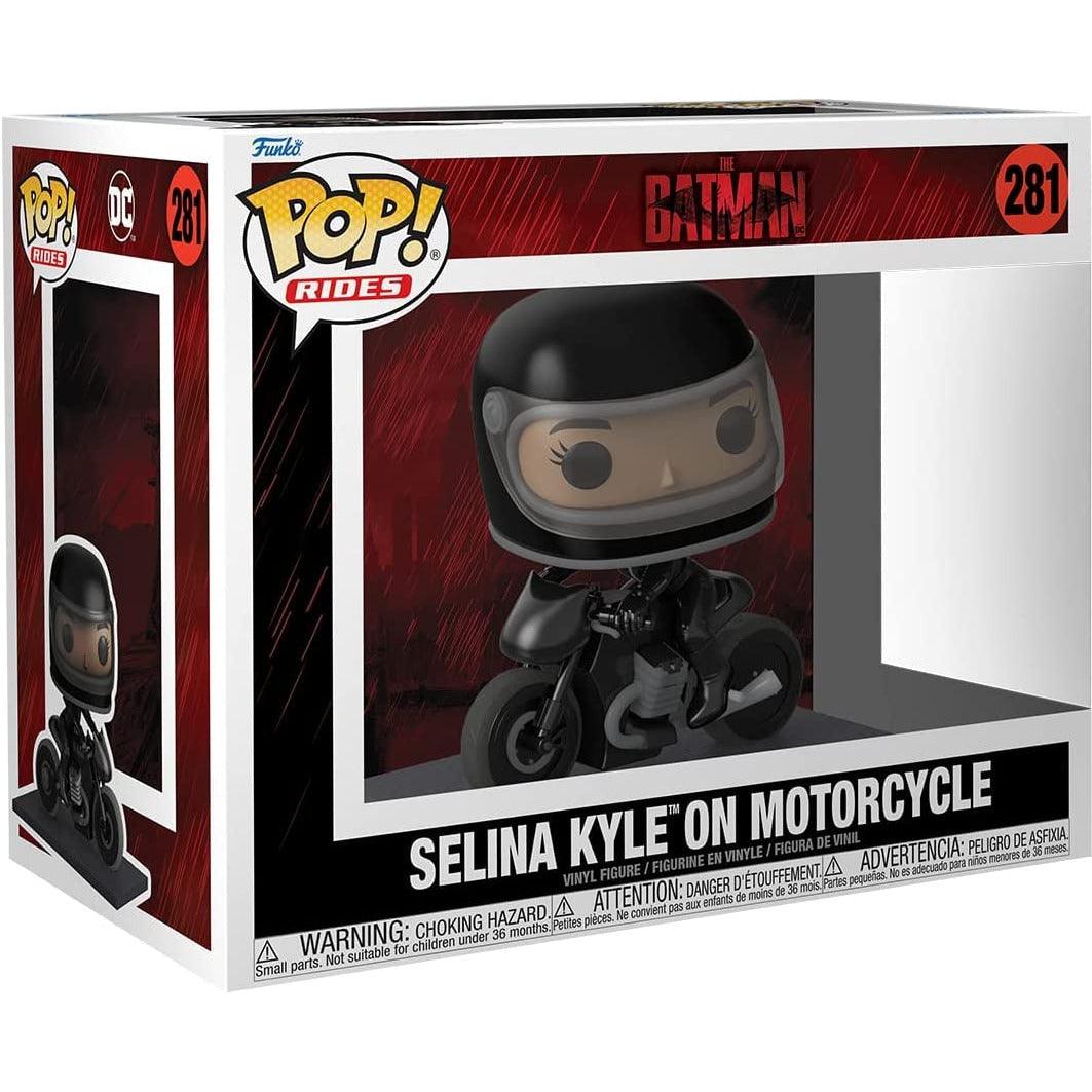 Funko Pop! Ride Deluxe: The Batman - Selina Kyle on Motorcycle - BumbleToys - 18+, Action Figures, Batman, Boys, DC Comics, Deluxe, Funko, Girls, Motorcycle, OXE, Pre-Order, Selina Kyle