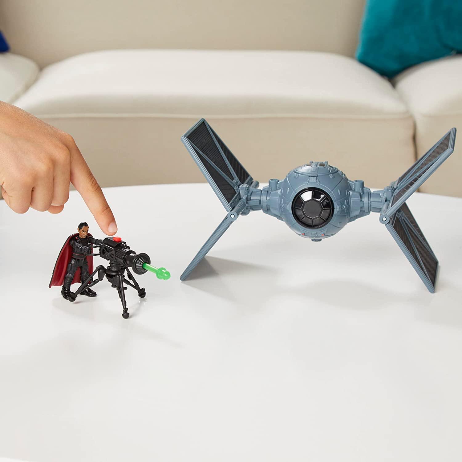 Star Wars Mission Fleet Stellar Class Moff Gideon Outland TIE Fighter Imperial Assault 2.5-Inch-Scale Figure and Vehicle, Kids Ages 4 and Up,F1137 - BumbleToys - 4+ Years, Boys, OXE, Pre-Order, star wars