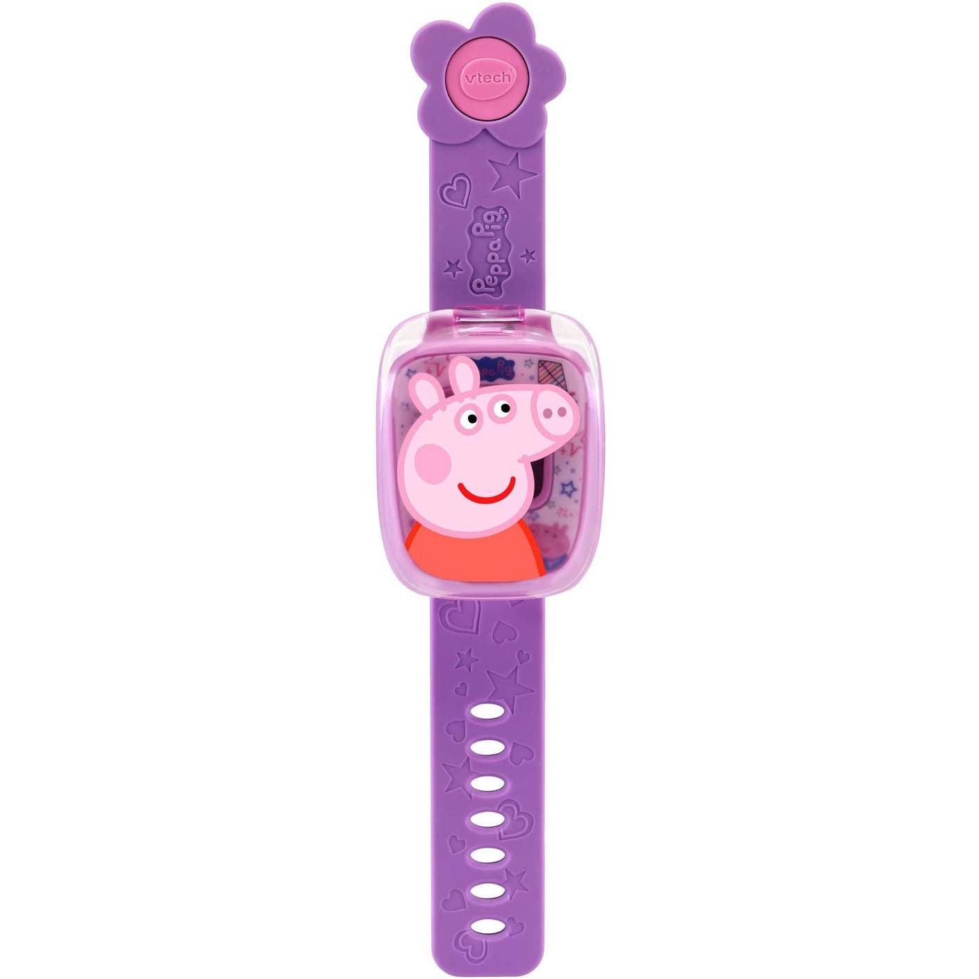 VTech Peppa Pig Learning Watch, Purple - BumbleToys - 2-4 Years, 5-7 Years, Girls, Kids, Peppa Pig, Pre-Order, Watch