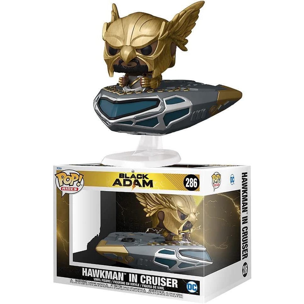 Funko Pop! Ride Super Deluxe: Black Adam - Hawkcruser with Hawkman - BumbleToys - 18+, Action Figures, Boys, Characters, DC Comics, Deluxe, Figures, Funko, Pre-Order