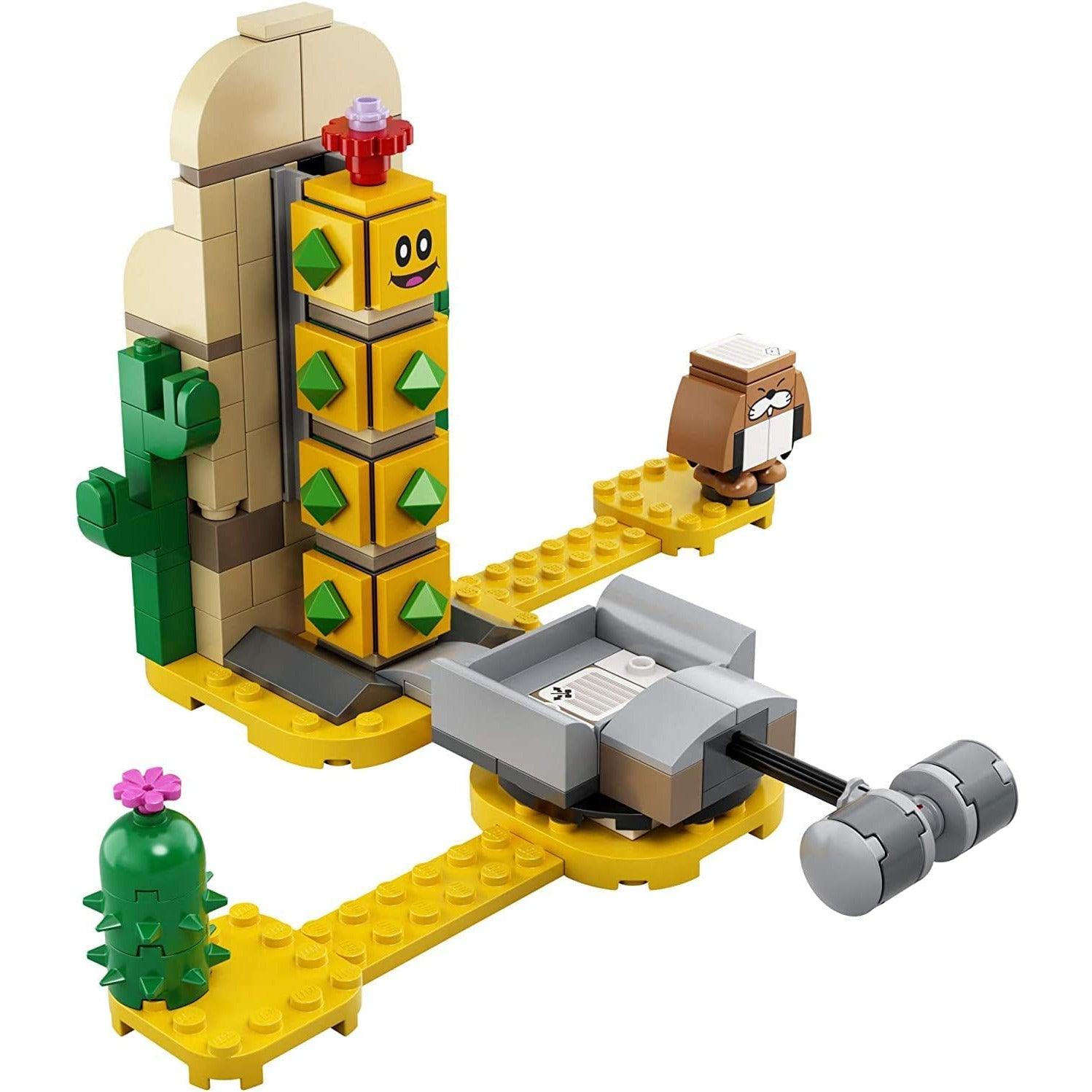 LEGO Super Mario Desert Pokey Expansion Set 71363 Building Kit; Toy for Creative Kids to Combine with The Super Mario Adventures with Mario Starter Course (71360) Playset (180 Pieces) - BumbleToys - 6+ Years, Boys, Lego, Super Mario, Toy Land
