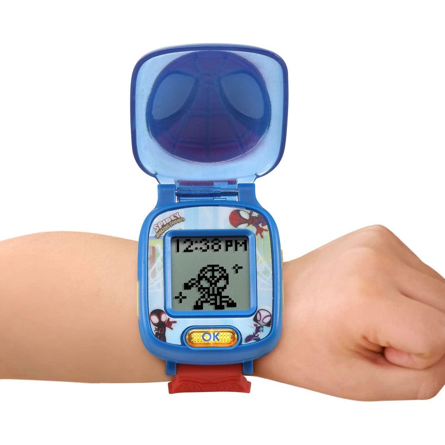 VTech Spidey and His Amazing Friends Spidey Learning Watch - BumbleToys - 5-7 Years, Boys, Kids, Spiderman, Watch
