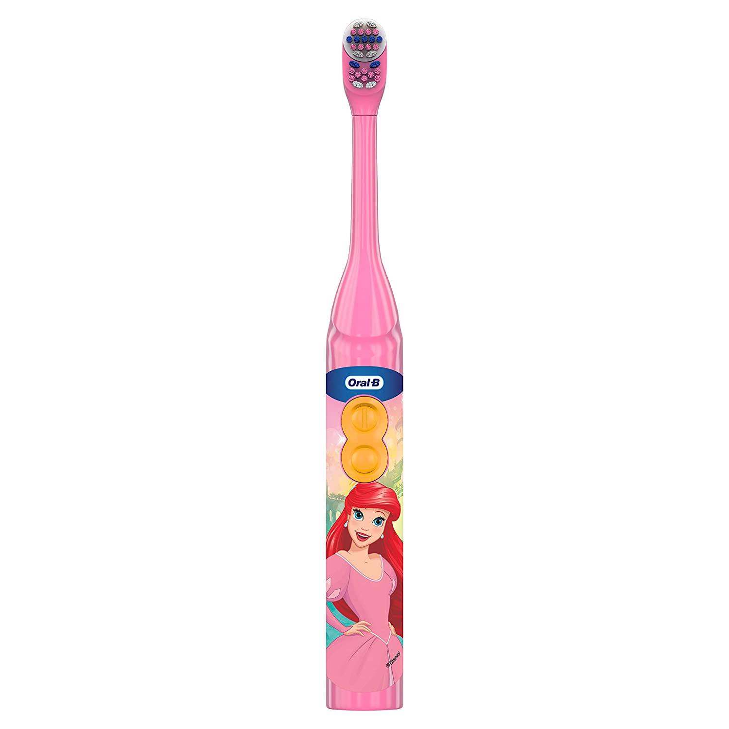 Oral-B Kid's Battery Toothbrush Featuring Disney's Little Mermaid, Soft Bristles