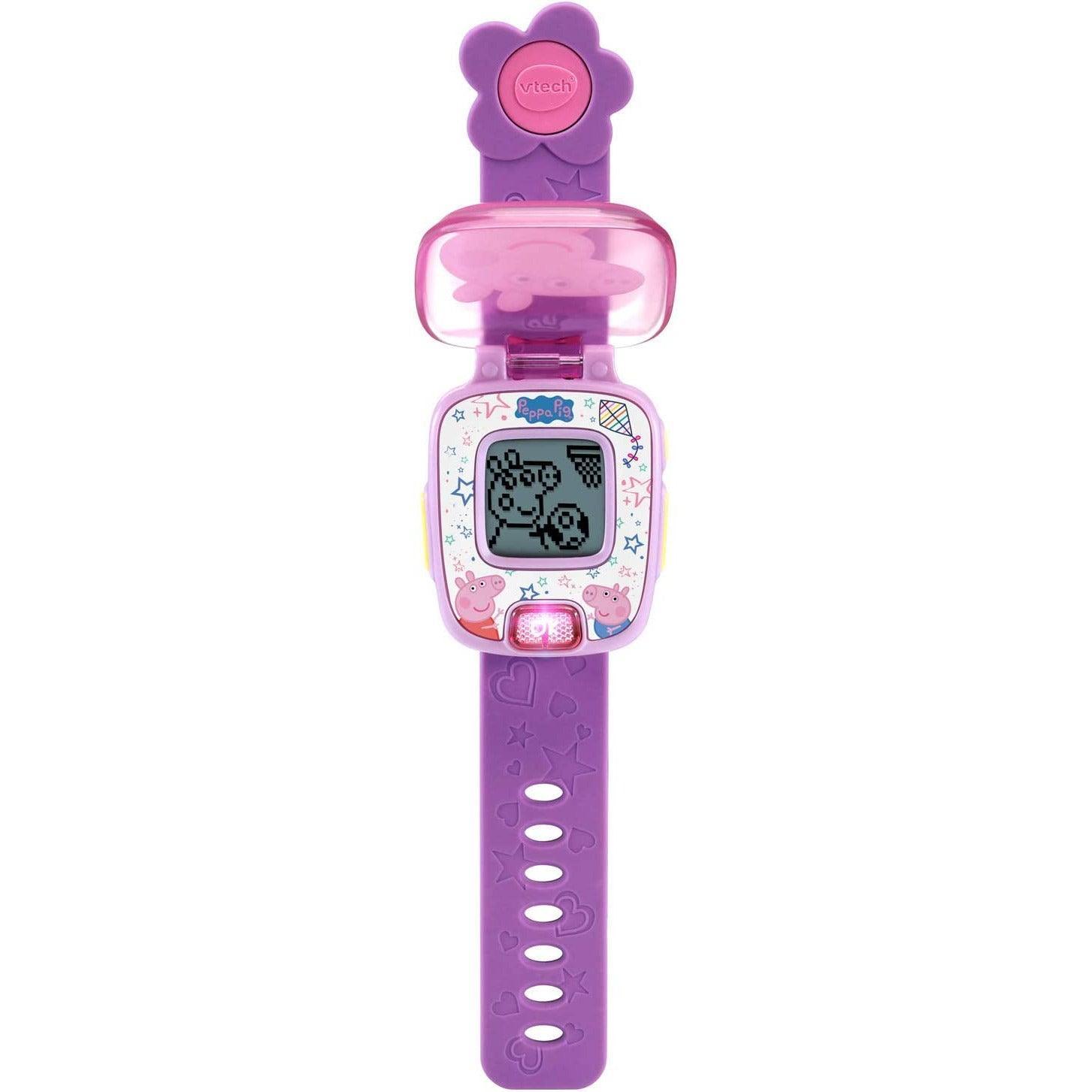VTech Peppa Pig Learning Watch, Purple - BumbleToys - 2-4 Years, 5-7 Years, Girls, Kids, Peppa Pig, Pre-Order, Watch