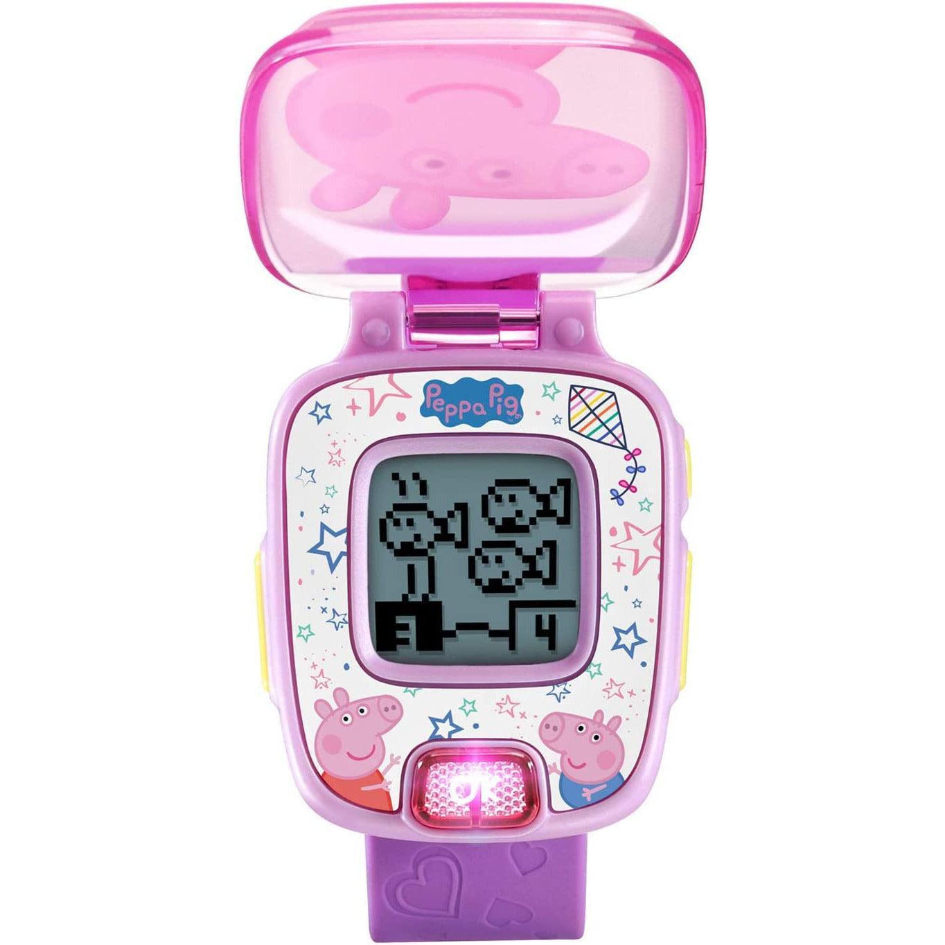 VTech Peppa Pig Learning Watch, Purple - BumbleToys - 2-4 Years, 5-7 Years, Girls, Kids, Peppa Pig, Pre-Order, Watch