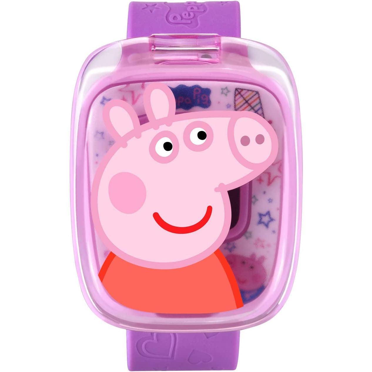 VTech Peppa Pig Learning Watch, Purple - BumbleToys - 2-4 Years, 5-7 Years, Girls, Kids, Peppa Pig, Pre-Order, Watch
