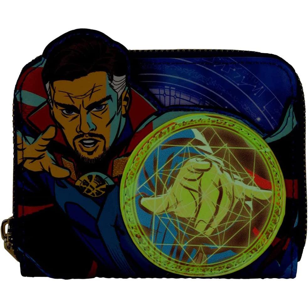 Loungefly Marvel Dr. Strange Multiverse Wallet Marvel - Dr. Strange One Size - BumbleToys - 14 Years & Up, 5-7 Years, 8-13 Years, Characters, Disney, Girls, Pre-Order