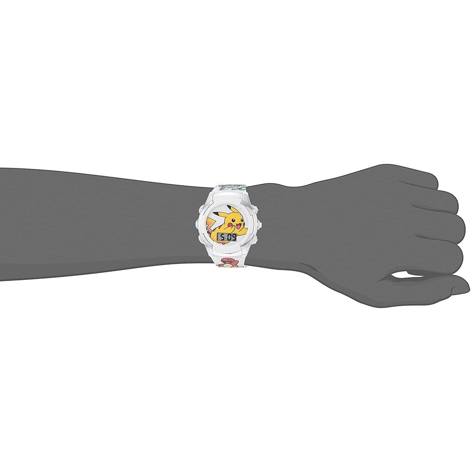 Pokemon Digital LCD Quartz Watch Accutime for Kids and Toddlers - BumbleToys - 5-7 Years, Boys, OXE, POKEMON, Pre-Order, Wrist Watches