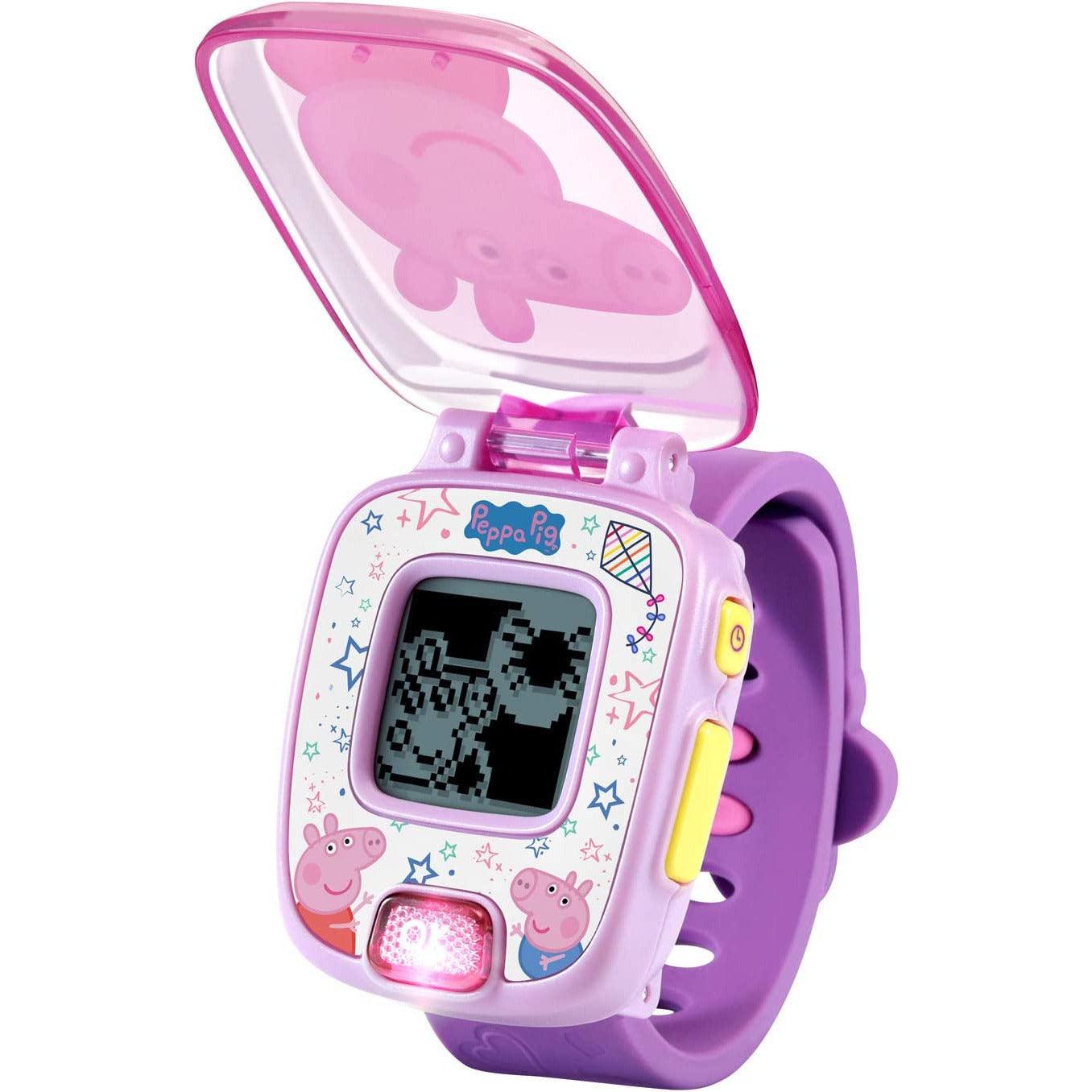 VTech Peppa Pig Learning Watch, Purple - BumbleToys - 2-4 Years, 5-7 Years, Girls, Kids, Peppa Pig, Pre-Order, Watch