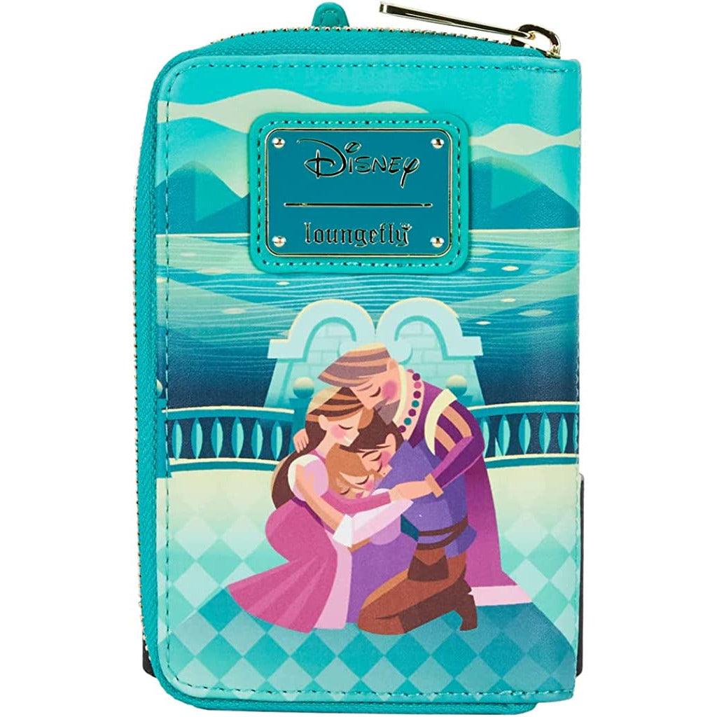Loungefly Tangled Rapunzel Castle Glow in The Dark Zip Around Wallet - BumbleToys - 14 Years & Up, 5-7 Years, 8-13 Years, Characters, Disney, Girls