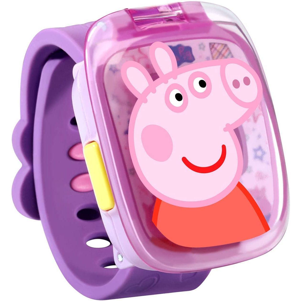 VTech Peppa Pig Learning Watch, Purple - BumbleToys - 2-4 Years, 5-7 Years, Girls, Kids, Peppa Pig, Pre-Order, Watch