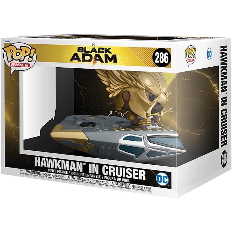 Funko Pop! Ride Super Deluxe: Black Adam - Hawkcruser with Hawkman - BumbleToys - 18+, Action Figures, Boys, Characters, DC Comics, Deluxe, Figures, Funko, Pre-Order