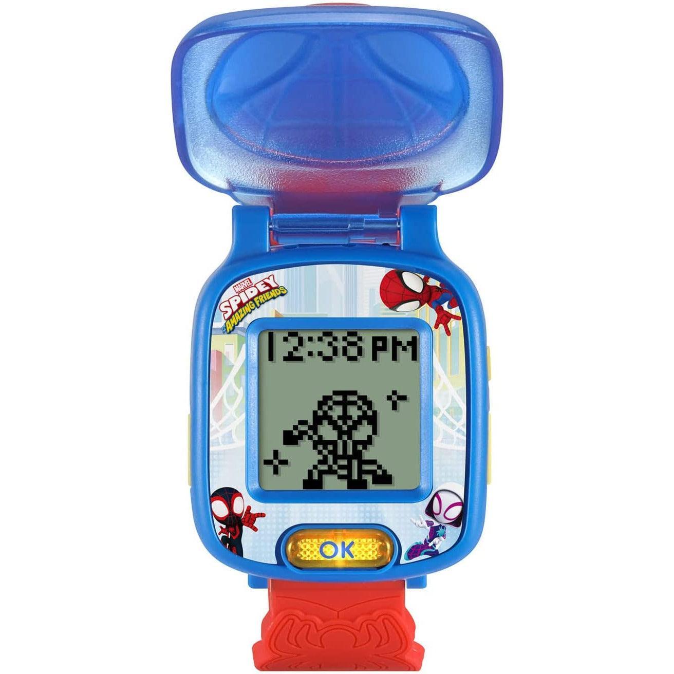 VTech Spidey and His Amazing Friends Spidey Learning Watch - BumbleToys - 5-7 Years, Boys, Kids, Spiderman, Watch