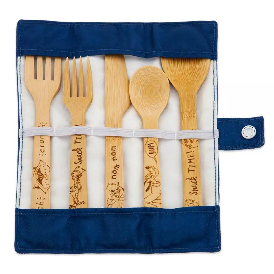 Disney Critters Travel Utensil Set (spoon, tea spoon, knife, fork and desert fork) - BumbleToys - 5-7 Years, 8-13 Years, Boys, Girls, OXE, School Supplies