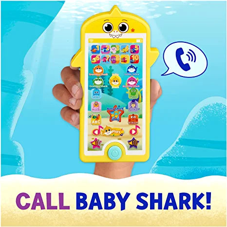 WowWee Baby Shark's Big Show! Mini Tablet for Kids – 123 and ABC Learning Toys for Toddlers – Kids Tablets (Handheld) - BumbleToys - 2+ Years, Baby Shark, Boys, Girls, nickelodeon