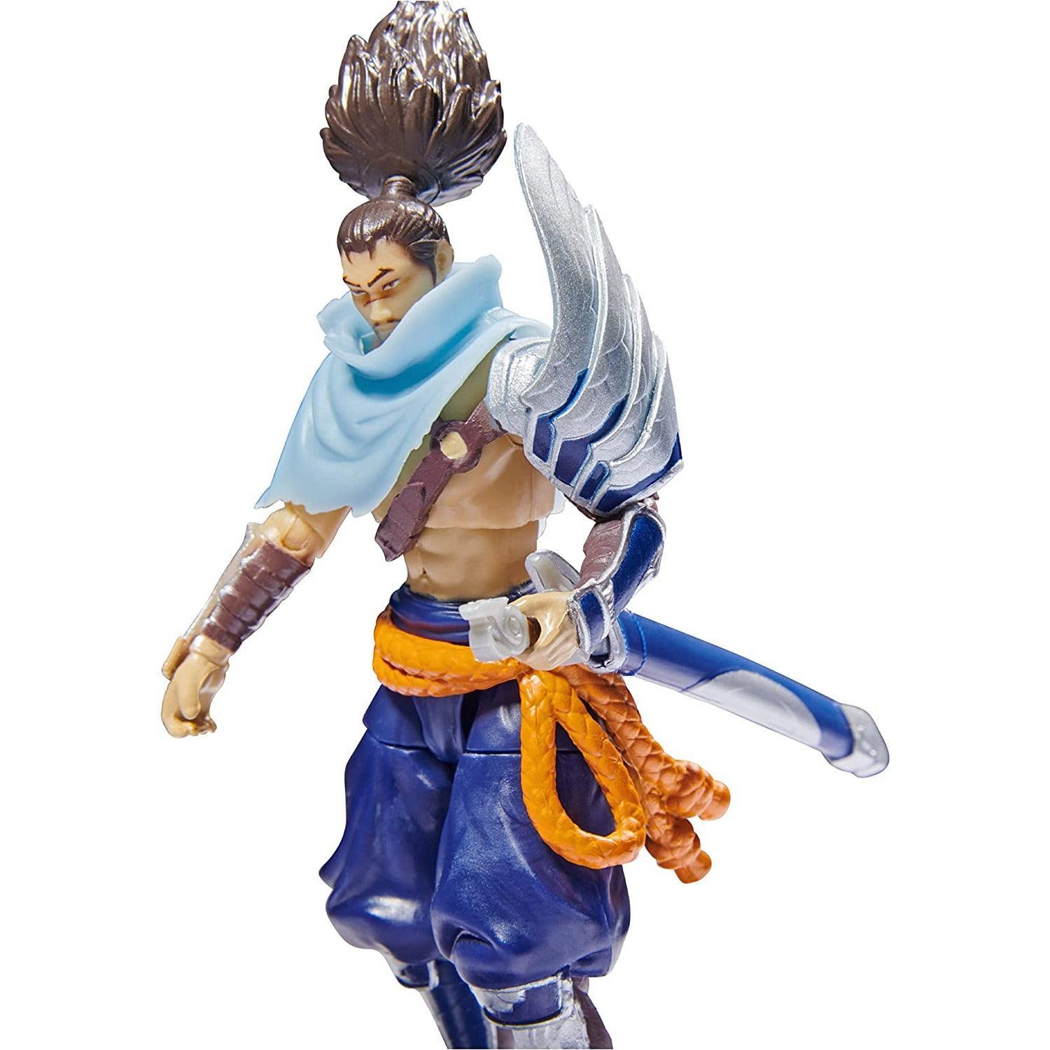 League of Legends, 4-Inch Yasuo Collectible Figure w/ Premium Details and Sword Accessory, The Champion Collection - BumbleToys - 5-7 Years, Boys, Characters, collectible, collectors, EXO, Figures, LEAGUE OF LEGENDS, zed