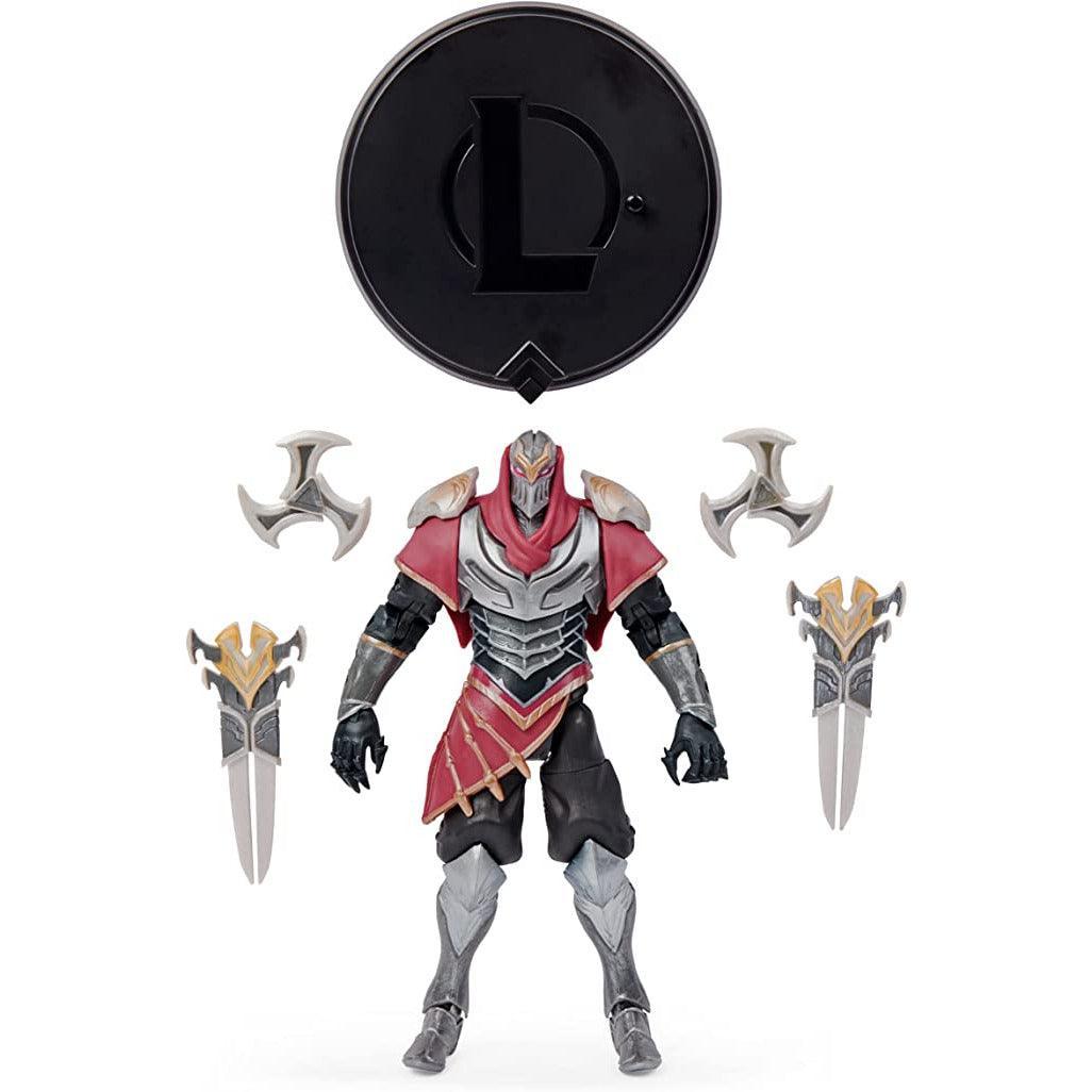 League of Legends, 6-Inch Zed Collectible Figure w/ Premium Details and 2 Accessories, The Champion Collection, Collector Grade - BumbleToys - 5-7 Years, Boys, Characters, collectible, collectors, EXO, Figures, LEAGUE OF LEGENDS, Pre-Order, zed