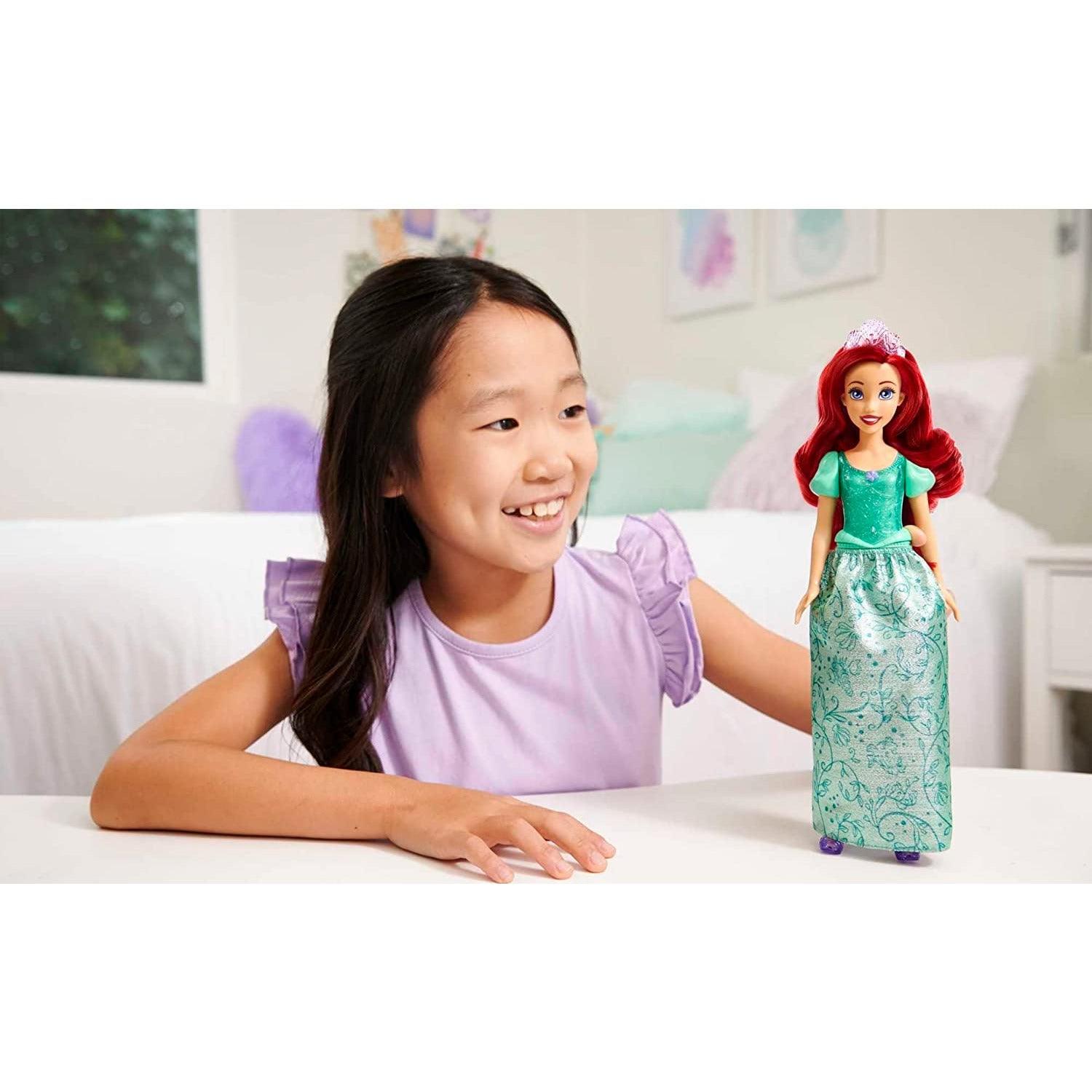 Disney Princess Dolls, New for 2023, Ariel Posable Fashion Doll with Sparkling Clothing and Accessories, Disney Movie Toys - BumbleToys - 5-7 Years, Ariel, Disney, Disney Princess, Fashion Dolls & Accessories, Girls
