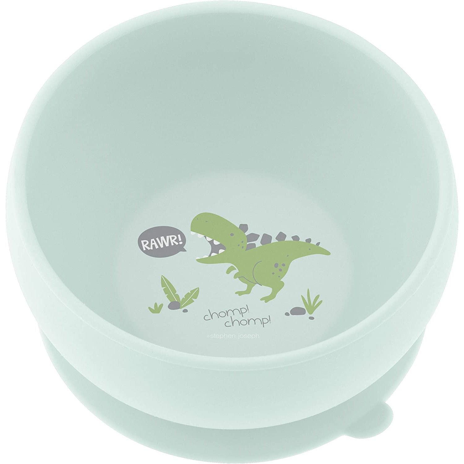 Stephen Joseph, Silicone Baby Bowls, Suction Bowl, Stay Put Suction Bowl, First Stage Self Feeding, Dino - BumbleToys - 5-7 Years, Baby Shark, Bowls, Cecil, Feeding, Girls, Shark, Silicone Baby Bowls, Stephen Joseph