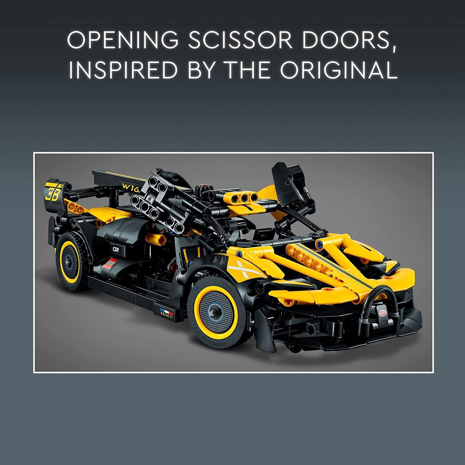 LEGO Technic Bugatti Bolide Racing Car 42151, Model Building Set, Race Engineering Toys, Collectible Iconic Sports Vehicle Construction Kit - BumbleToys - 8-13 Years, Arabic Triangle Trading, Boys, LEGO, Technic