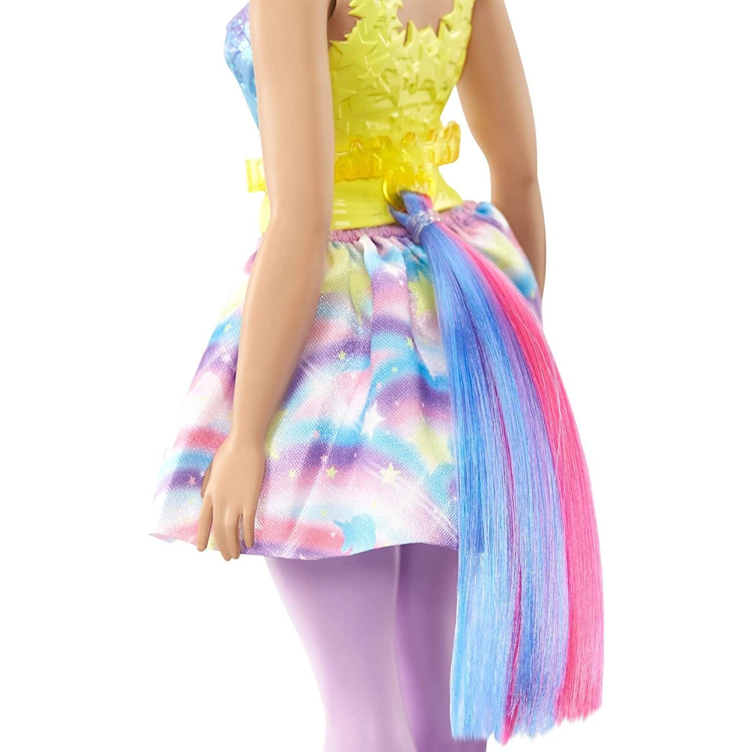 Barbie Dreamtopia Unicorn Doll (Curvy, Blue & Purple Hair), with Skirt, Removable Unicorn Tail & Headband - BumbleToys - 5-7 Years, Barbie, Fashion Dolls & Accessories, Girls, Mermaid, Pre-Order