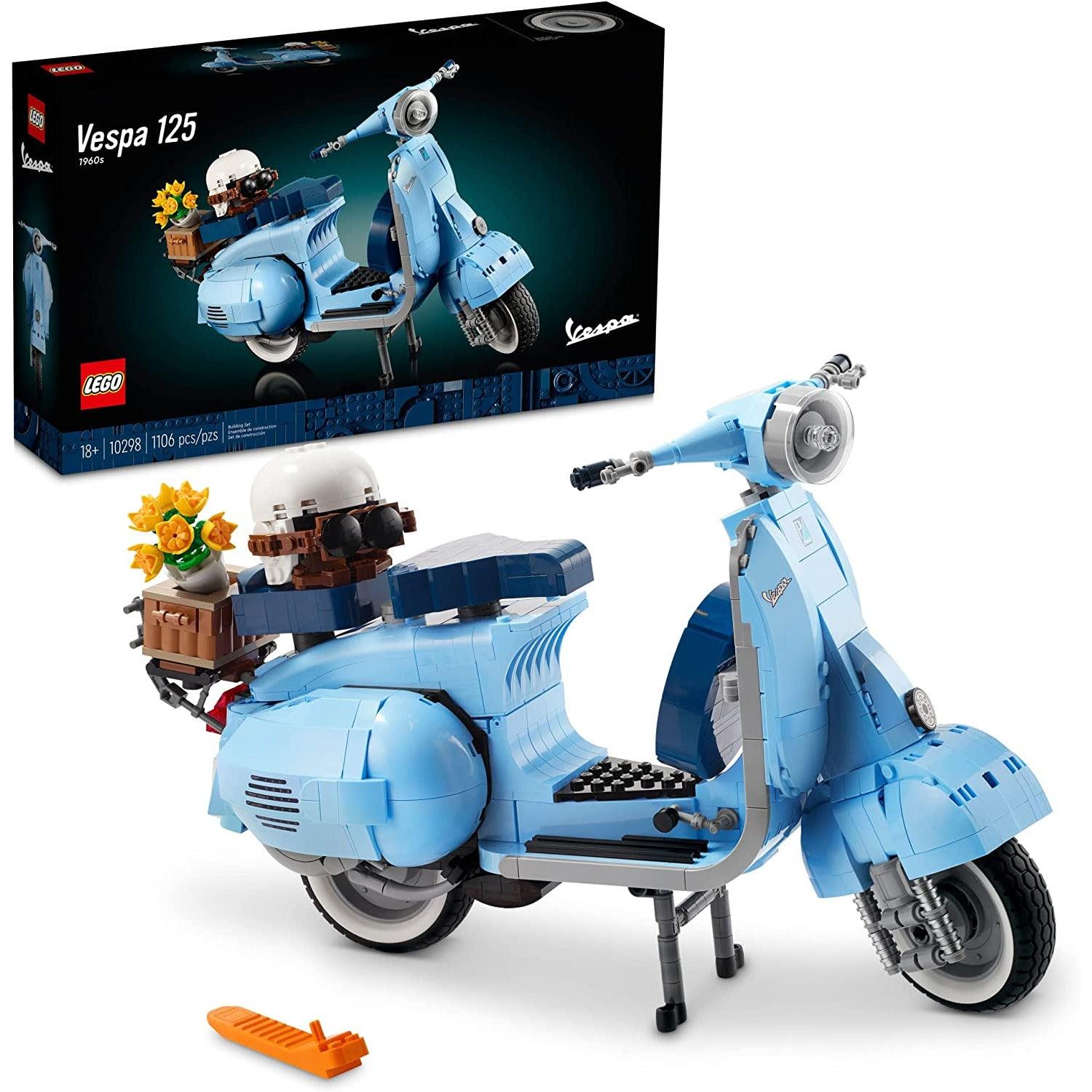 LEGO Icons Vespa 125 10298 Building Set for Adults (1107 Pieces) - BumbleToys - 8+ Years, Adults, Boys, Icons, LEGO, OXE, Pre-Order, Vespa