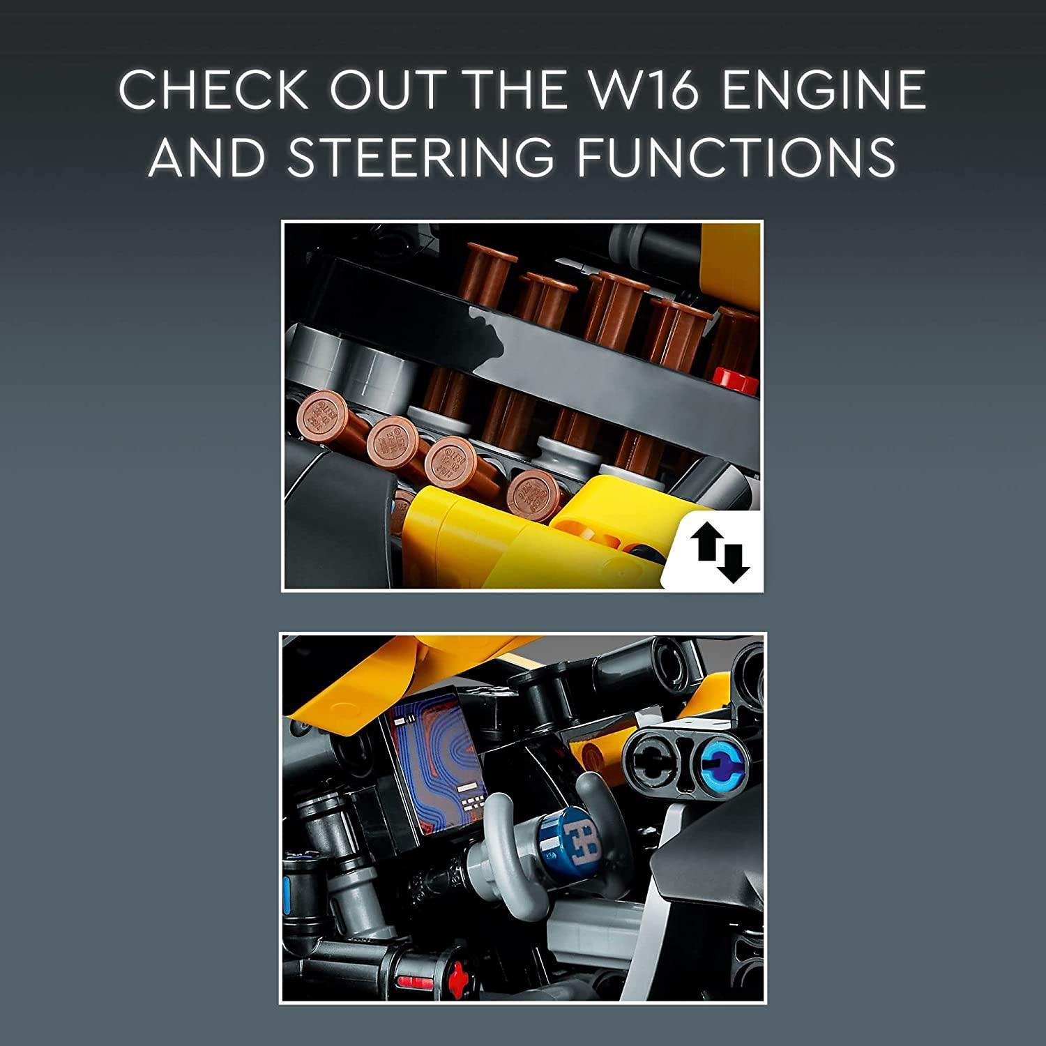 LEGO Technic Bugatti Bolide Racing Car 42151, Model Building Set, Race Engineering Toys, Collectible Iconic Sports Vehicle Construction Kit - BumbleToys - 8-13 Years, Arabic Triangle Trading, Boys, LEGO, Technic
