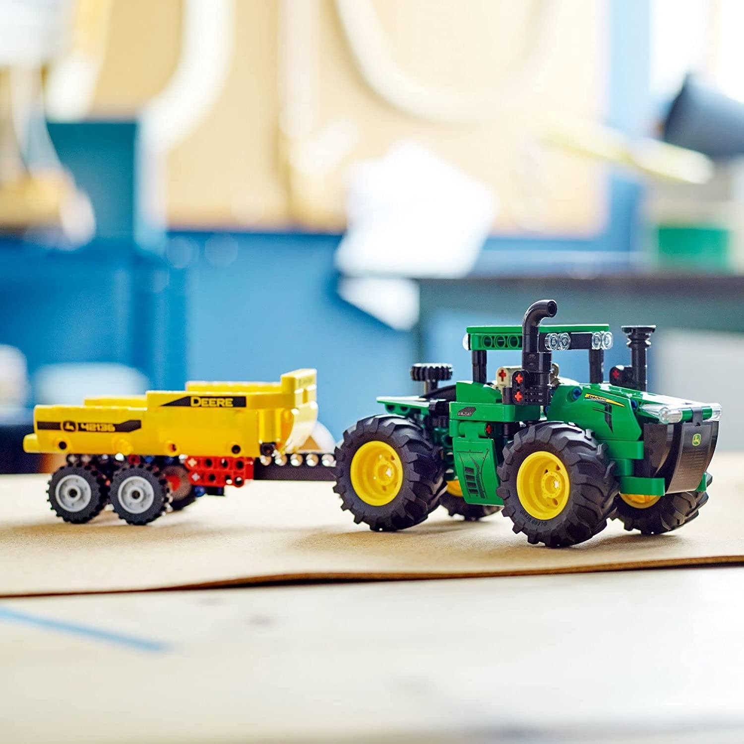 LEGO Technic John Deere 9620R 4WD Tractor 42136 Building Toy Set (390 Pieces) - BumbleToys - 18+, Boys, LEGO, OXE, Pre-Order, Technic