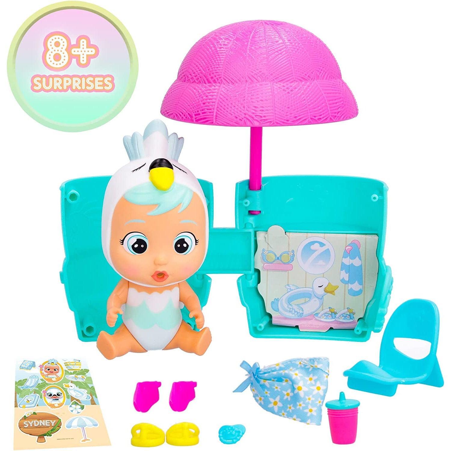 Cry Babies Magic Tears Tropical World - Beach Babies Series | 8+ Surprises, Accessories, Surprise Doll - BumbleToys - 5-7 Years, Girls, Miniature Dolls & Accessories, OXE, Pre-Order