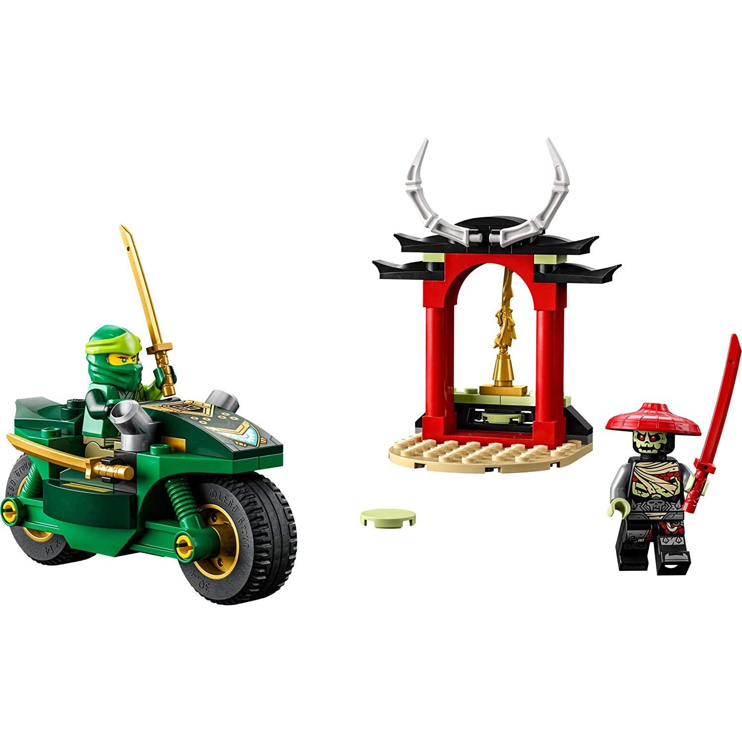 LEGO NINJAGO Lloyd’s Ninja Street Bike 71788 Building Toy Set for Preschool Kids, Boys, and Girls Ages 4+ (64 Pieces) - BumbleToys - 4+ Years, Boys, LEGO, Ninjago, OXE
