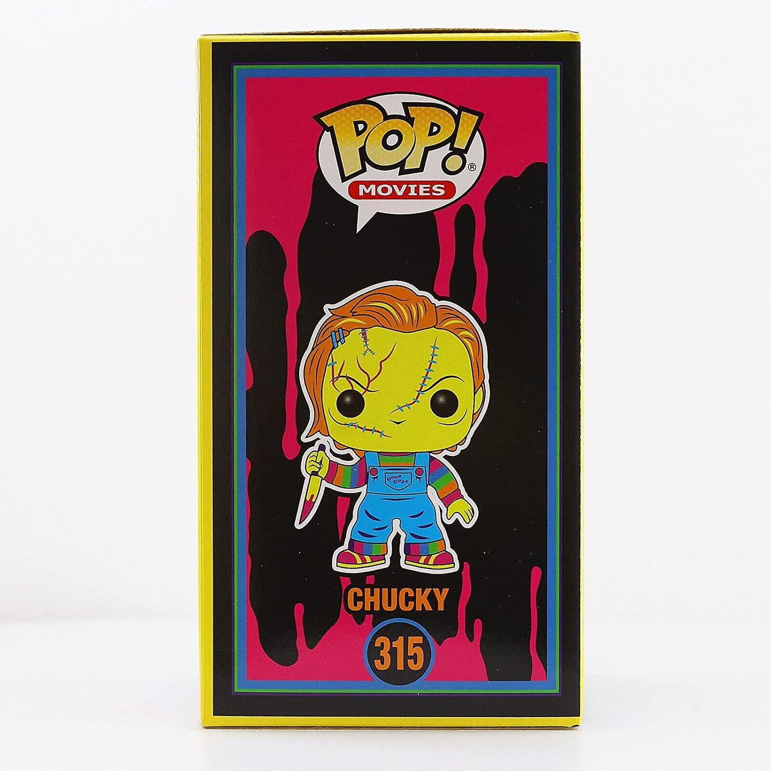 Funko Pop Bride of Chucky Black Light Entertainment Earth Exclusive Edition 315 - BumbleToys - 18+, Action Figures, Boys, Characters, Funko, Pre-Order