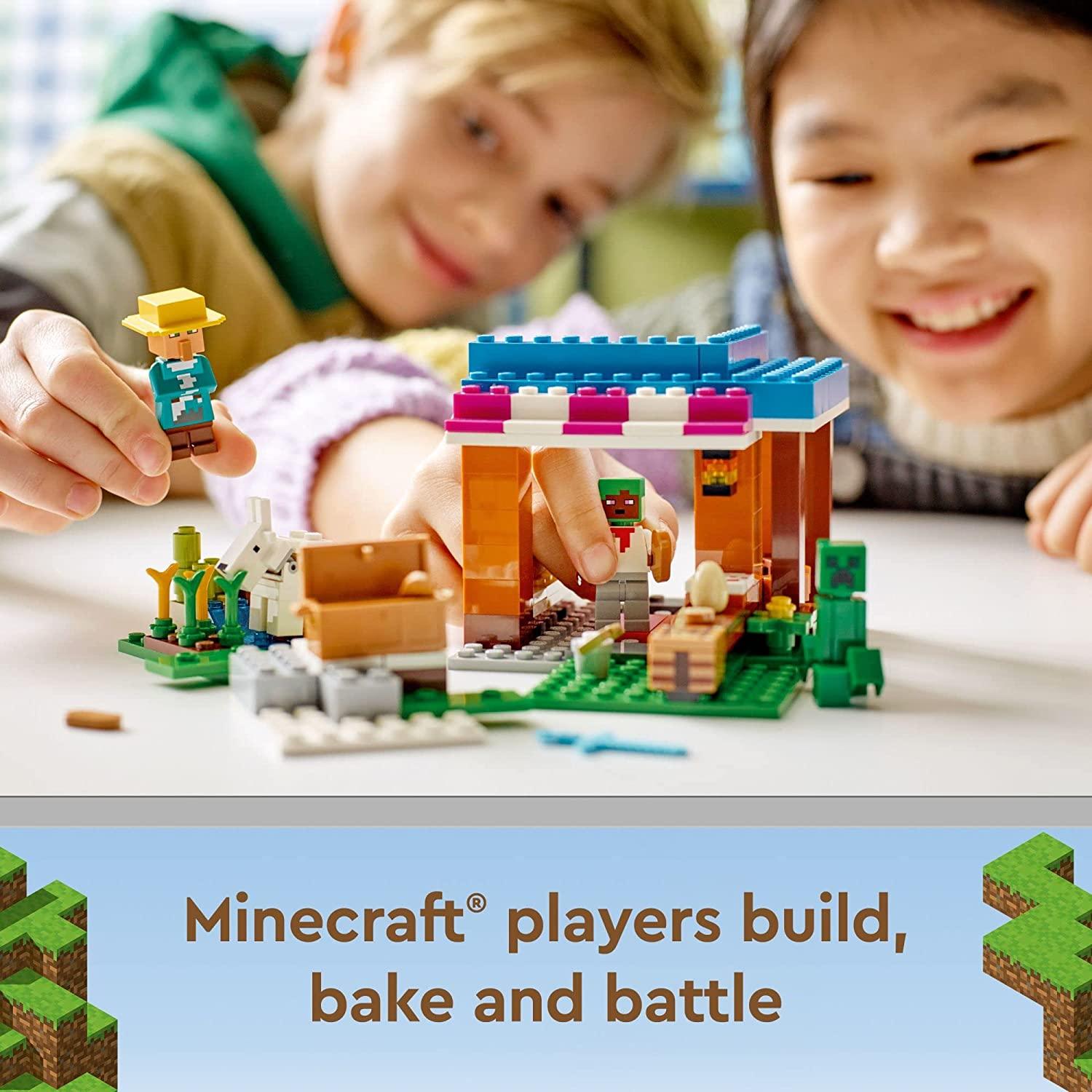LEGO Minecraft The Bakery 21184 Building Toy Set for (157 Pieces) - BumbleToys - 18+, 8+ Years, Boys, LEGO, Minecraft, OXE, Pre-Order