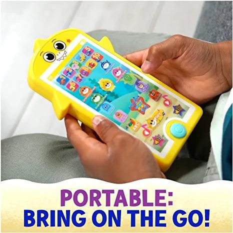 WowWee Baby Shark's Big Show! Mini Tablet for Kids – 123 and ABC Learning Toys for Toddlers – Kids Tablets (Handheld) - BumbleToys - 2+ Years, Baby Shark, Boys, Girls, nickelodeon