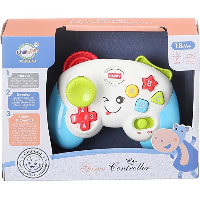Chimstar Toys Game Controller Toy with Music and Light - Blue - BumbleToys - 2-4 Years, baby toy, Toy Land