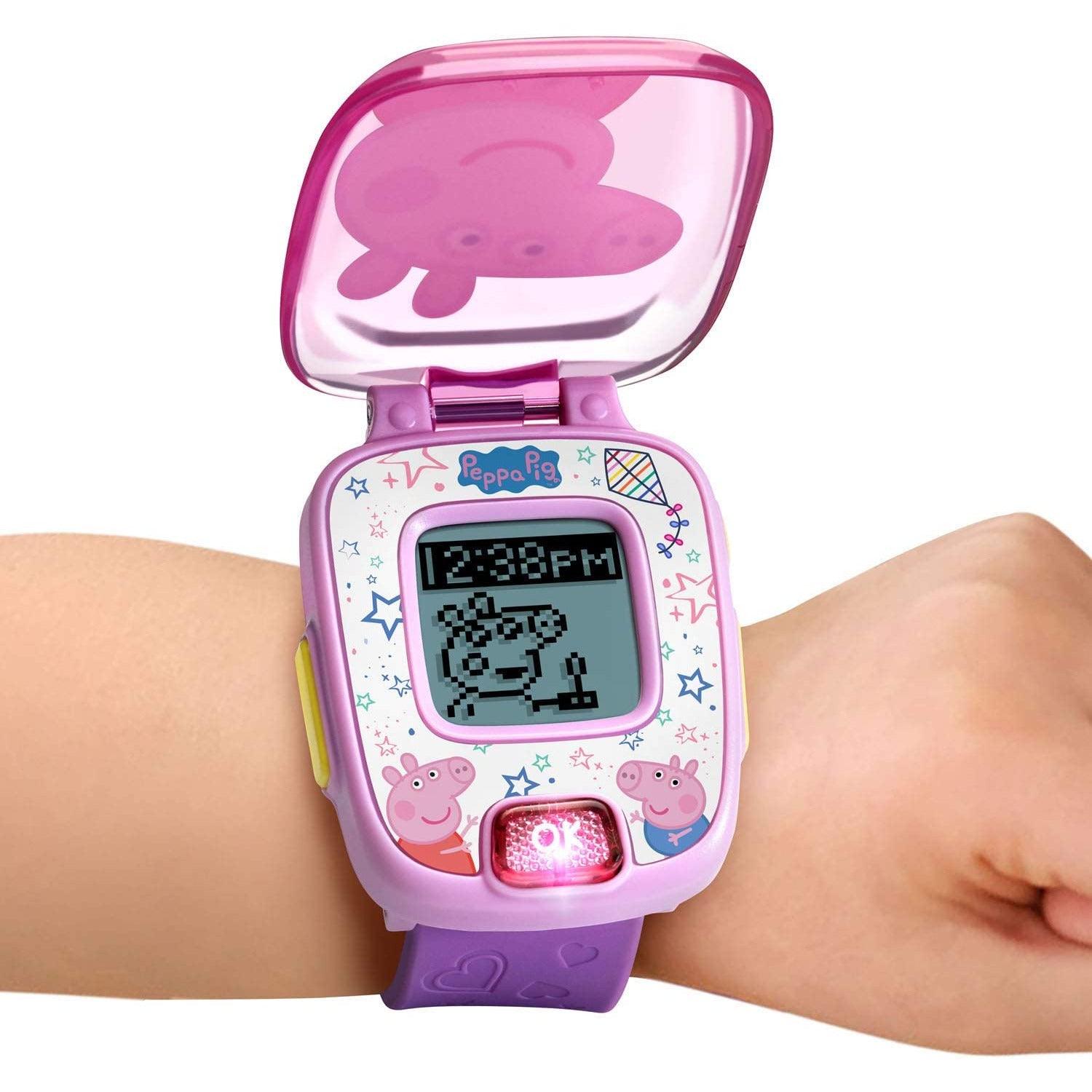VTech Peppa Pig Learning Watch, Purple - BumbleToys - 2-4 Years, 5-7 Years, Girls, Kids, Peppa Pig, Pre-Order, Watch