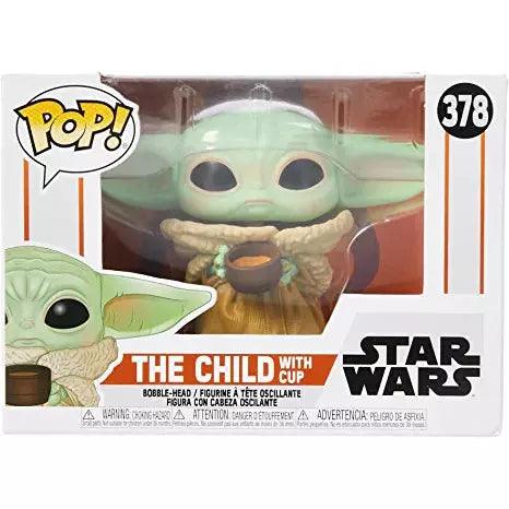 Funko pop Star Wars: The Mandalorian - The Child (Grogu) with Cup - BumbleToys - 18+, Action Figures, Boys, Funko, Pre-Order, star wars