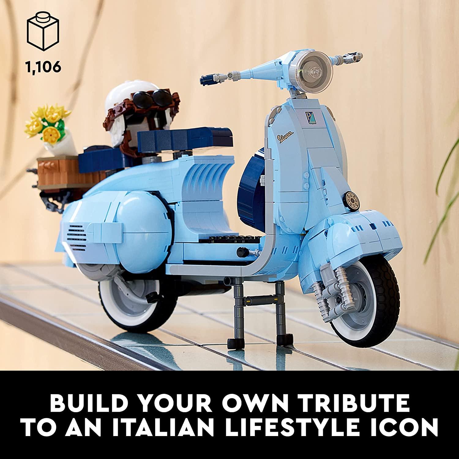 LEGO Icons Vespa 125 10298 Building Set for Adults (1107 Pieces) - BumbleToys - 8+ Years, Adults, Boys, Icons, LEGO, OXE, Pre-Order, Vespa