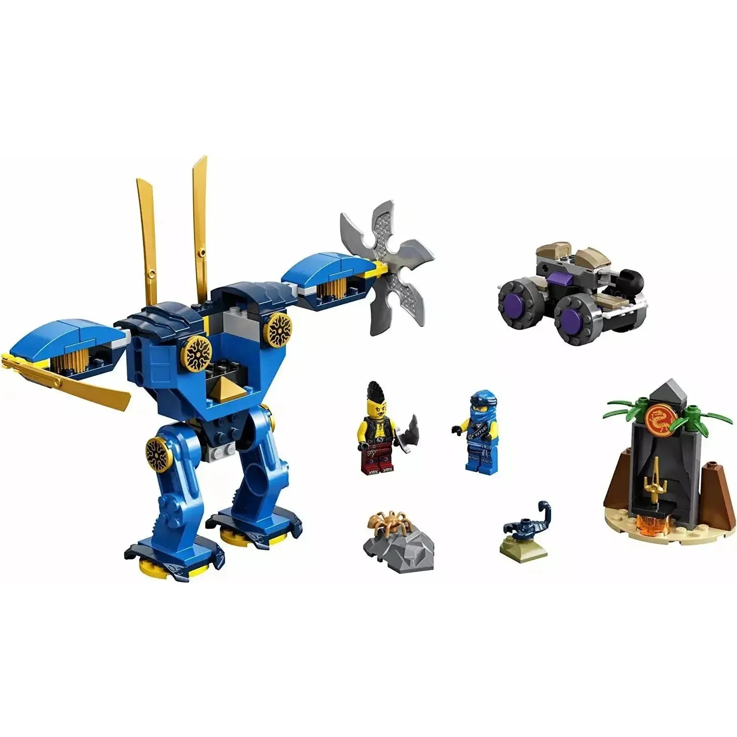 LEGO NINJAGO 71740 Legacy Jay’s Electro Mech Ninja Toy Building Kit Featuring Collectible Minifigures 106 Pieces - BumbleToys - 4+ Years, 5-7 Years, Boys, LEGO, Ninjago, OXE, Pre-Order