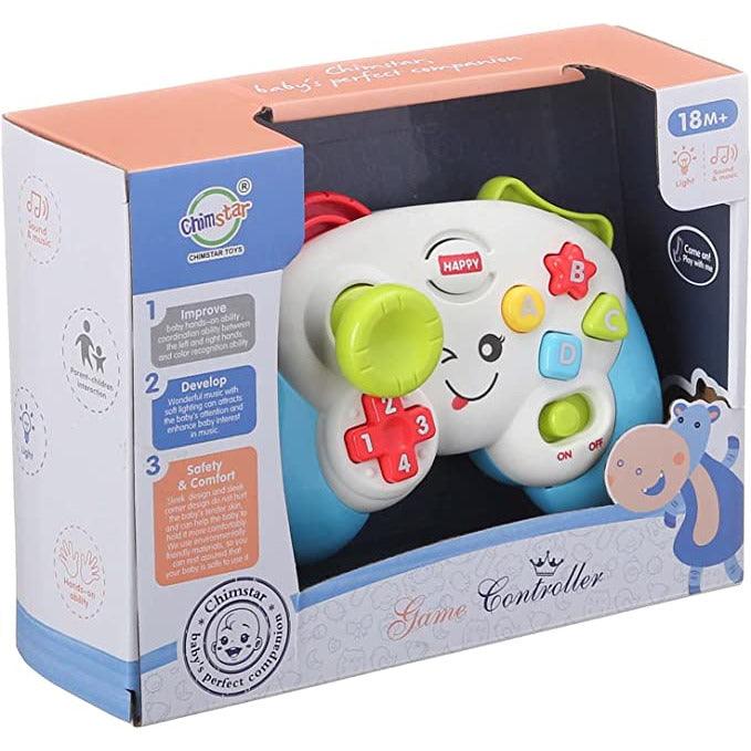 Chimstar Toys Game Controller Toy with Music and Light - Blue - BumbleToys - 2-4 Years, baby toy, Toy Land
