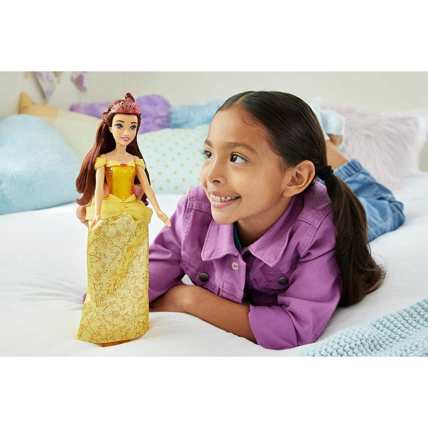 Disney Princess Dolls, New for 2023, Belle Posable Fashion Doll with Sparkling Clothing and Accessories, Disney Movie Toys - BumbleToys - 5-7 Years, Disney Princess, Fashion Dolls & Accessories, Girls, Pre-Order