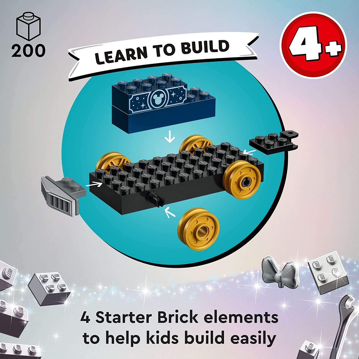LEGO 43212 Disney 100 Celebration Train Building Toy (200 Pieces) - BumbleToys - +18, 5-7 Years, 6+ Years, Disney, Disney Princess, Girls, LEGO, OXE, Pre-Order