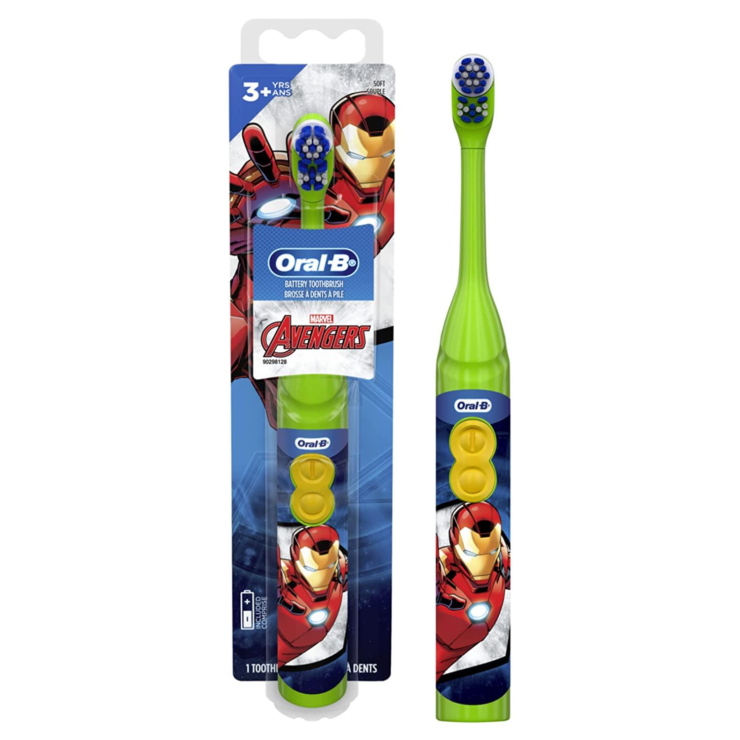 Oral-B Kid's Battery Toothbrush Featuring Marvel's Avengers