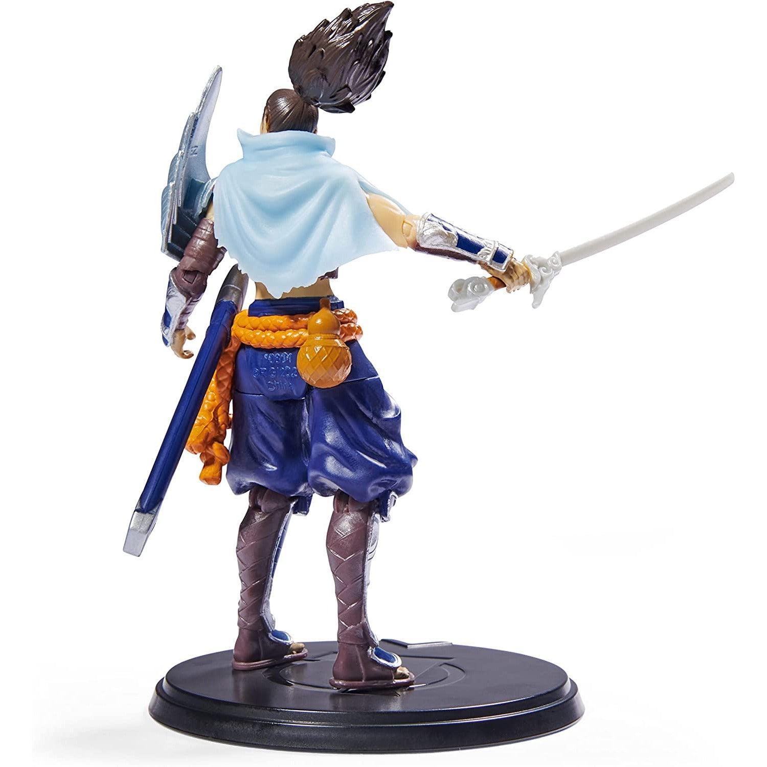 League of Legends, 4-Inch Yasuo Collectible Figure w/ Premium Details and Sword Accessory, The Champion Collection - BumbleToys - 5-7 Years, Boys, Characters, collectible, collectors, EXO, Figures, LEAGUE OF LEGENDS, zed