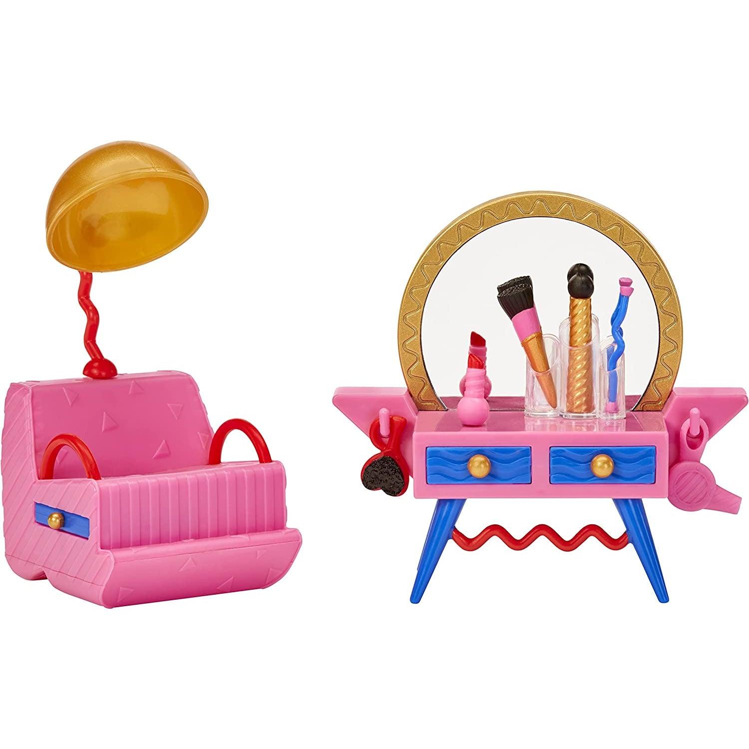 LOL Surprise OMG House of Surprises Beauty Booth Playset with Her Majesty Collectible Doll and 8 Surprises, Dollhouse Accessories - BumbleToys - 5-7 Years, Fashion Dolls & Accessories, Girls, L.O.L, LOL, Makeup, New Arrivals, Pink