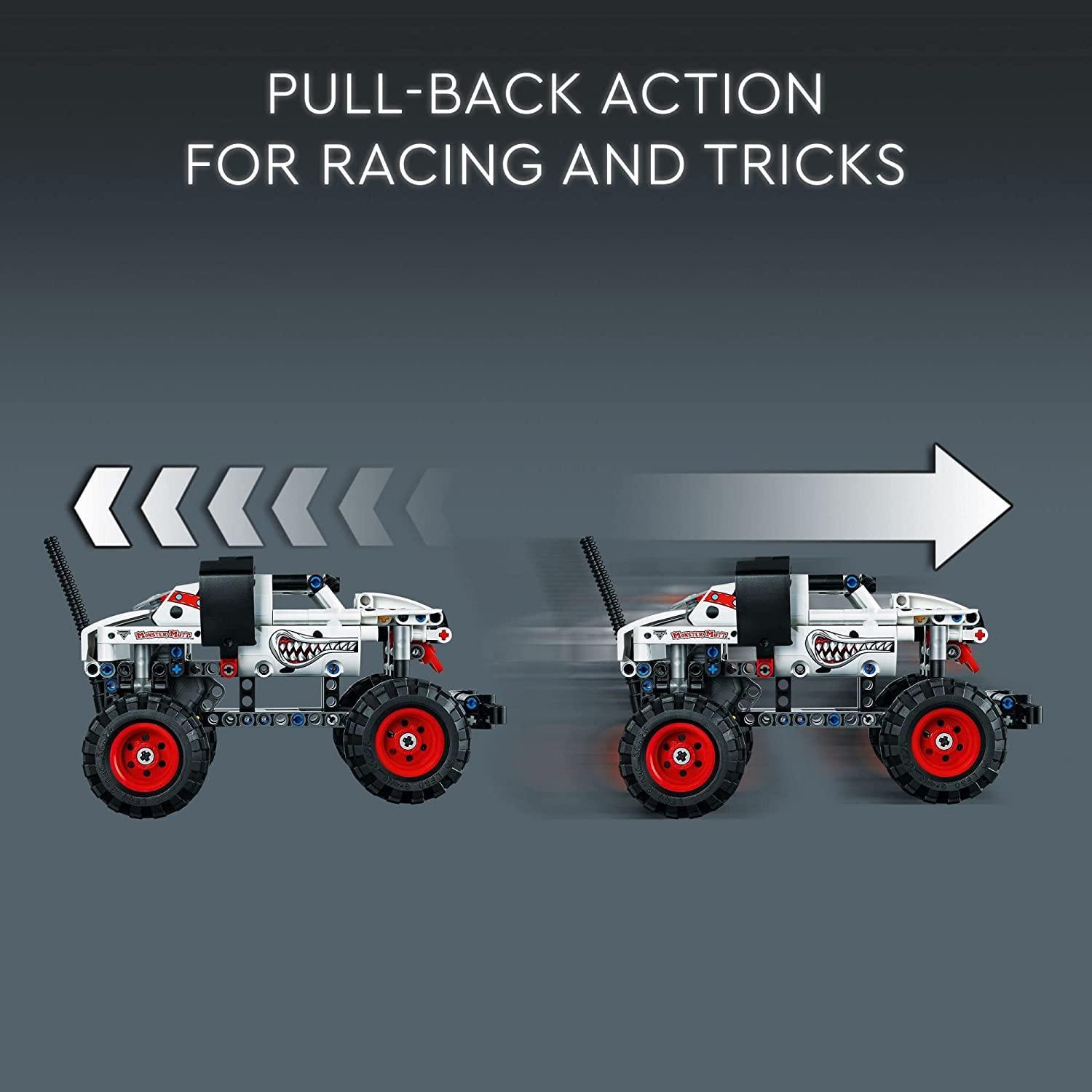 LEGO Technic Monster Jam Monster Mutt Dalmatian 42150, Truck Toy for Kids, Boys and Girls Ages 7 Plus, 2in1 Pull Back Racing Toys, Birthday Gift Idea - BumbleToys - 6+ Years, Boys, LEGO, Monster Jam, OXE, Pre-Order, Technic