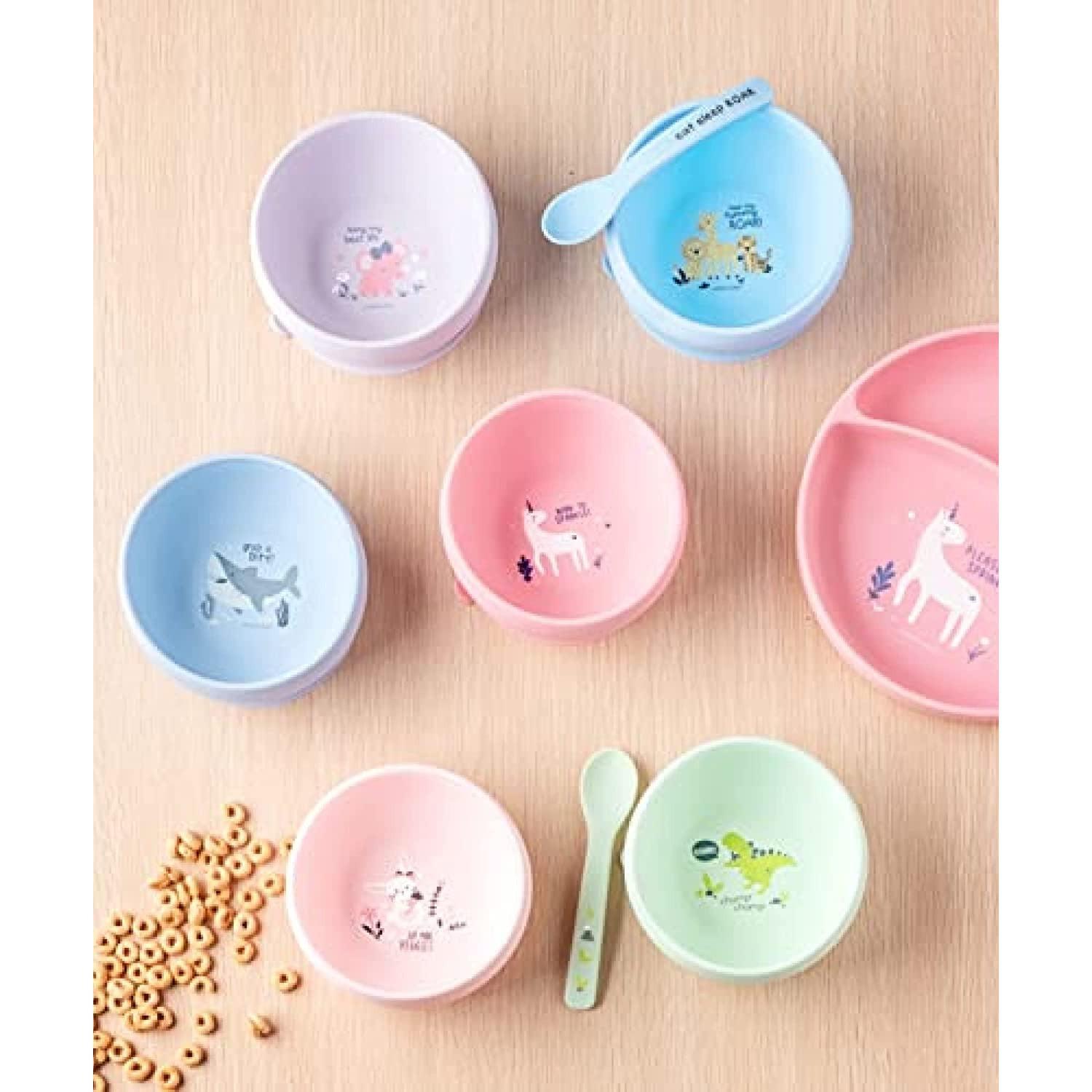 Stephen Joseph, Silicone Baby Bowls, Suction Bowl, Stay Put Suction Bowl, First Stage Self Feeding, Dino - BumbleToys - 5-7 Years, Baby Shark, Bowls, Cecil, Feeding, Girls, Shark, Silicone Baby Bowls, Stephen Joseph