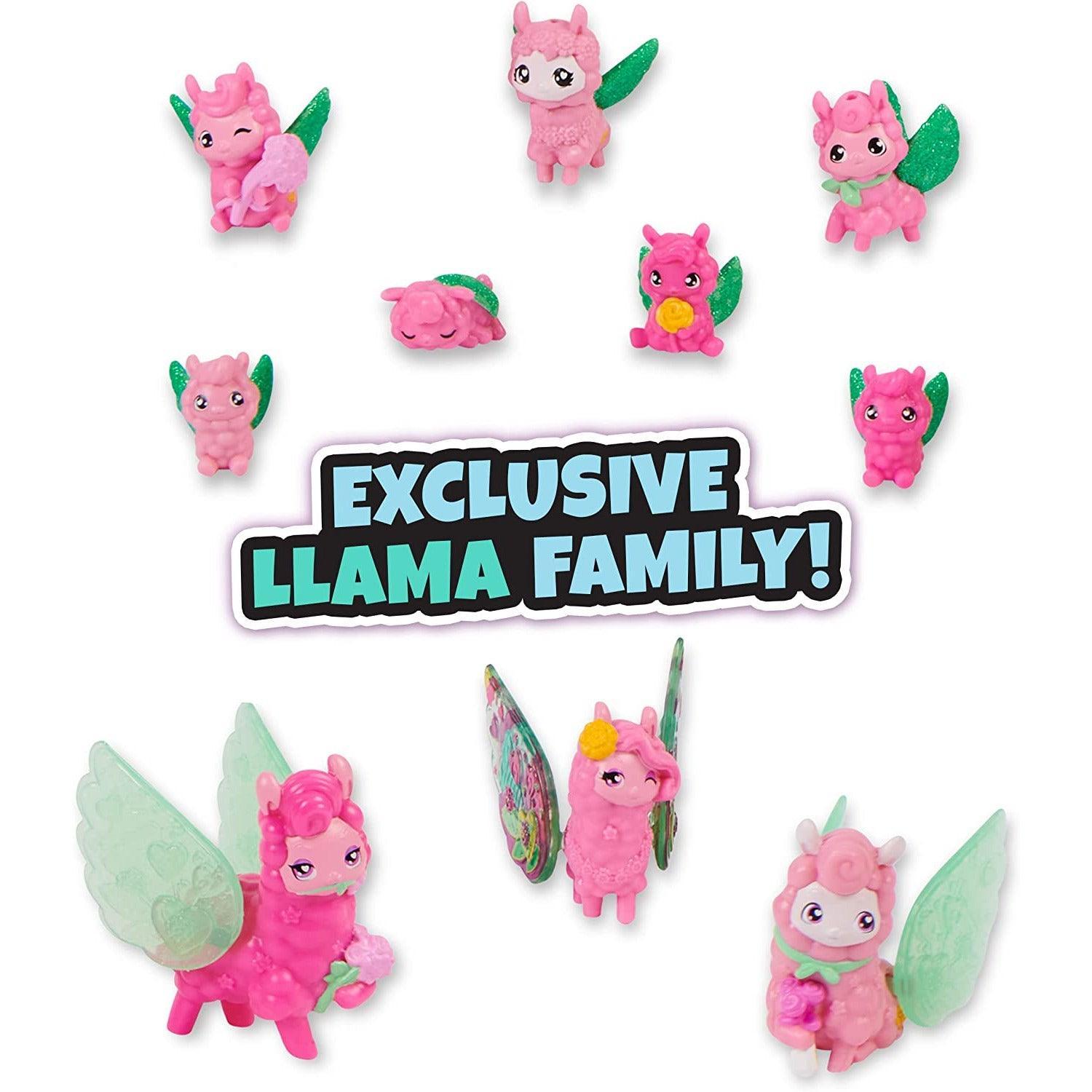 Hatchimals CollEGGtibles, Rainbow-Cation Llama Family Carton with Surprise Playset. - BumbleToys - 5-7 Years, Girls, Miniature Dolls & Accessories, Pre-Order